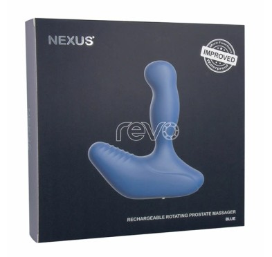 Wibrujący masażer prostaty - Nexus Revo Blue